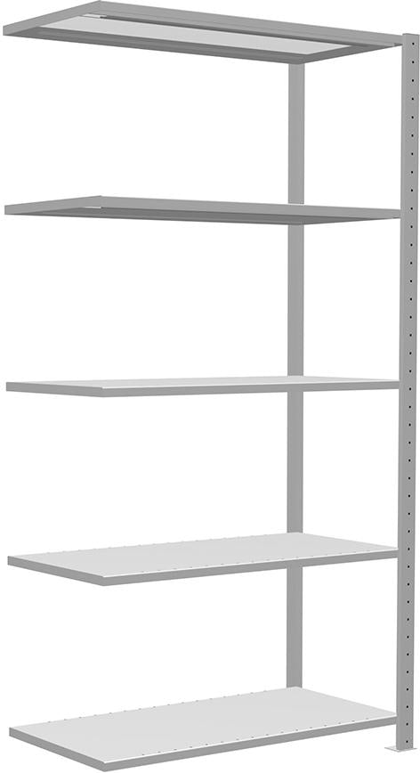 Produktbild von Schulte Steckregal B1000xT500xH2000 mm Anbaufeld 5 Böden verzinkt Fachlast 330kg 33855 4004514204387