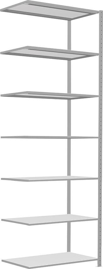 Produktbild von Schulte Steckregal B1000xT600xH3000 mm Anbaufeld 7 Böden verzinkt Fachlast 330kg 33867 4004514204479