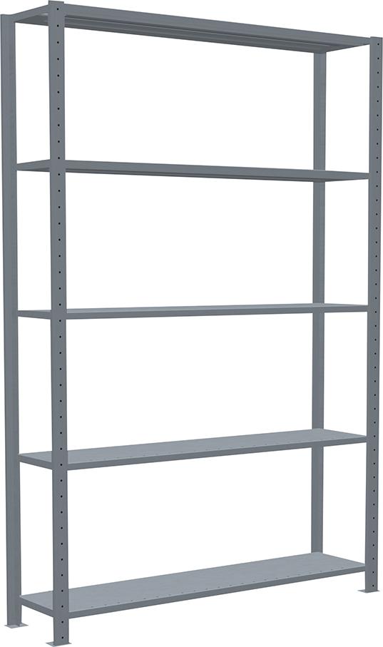 Produktbild von Schulte Steckregal B1300xT300xH2000 mm Grundfeld 5 Böden verzinkt Fachlast 250kg 12930-130 4004514217820