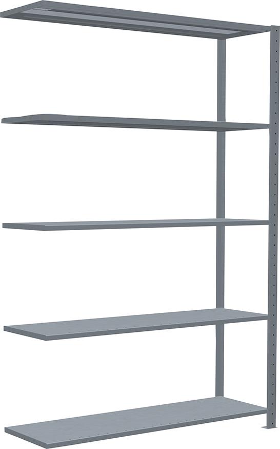 Produktbild von Schulte Steckregal B1300xT400xH2000 mm Anbaufeld 5 Böden verzinkt Fachlast 250kg 12945-130 4004514217981