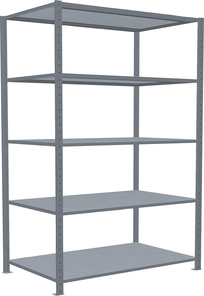 Produktbild von Schulte Steckregal B1300xT800xH2000 mm Grundfeld 5 Böden verzinkt Fachlast 150kg 12780-130 4004514217561