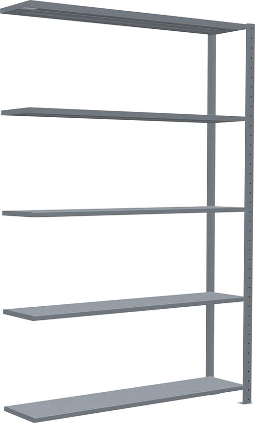 Produktbild von Schulte Steckregal B1300xT300xH2000 mm Anbaufeld 5 Böden verzinkt Fachlast 250kg 12935-130 4004514217974
