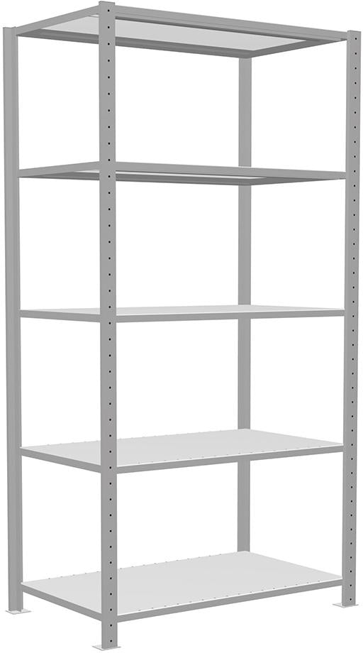Produktbild von Schulte Steckregal B1000xT600xH2000 mm Grundfeld 5 Böden verzinkt Fachlast 330kg 33860 4004514204271