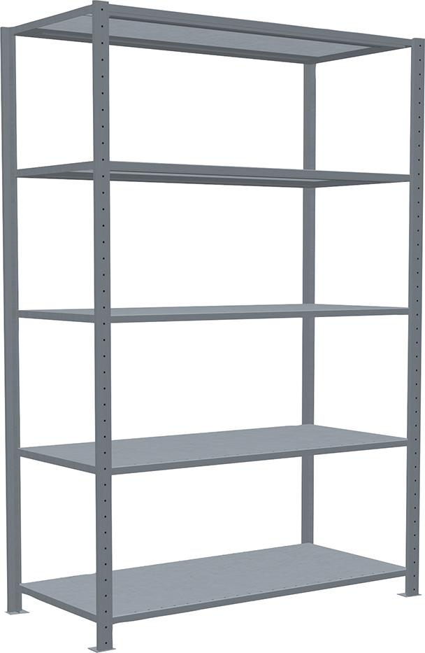 Produktbild von Schulte Steckregal B1300xT600xH2000 mm Grundfeld 5 Böden verzinkt Fachlast 150kg 12760-130 4004514217554