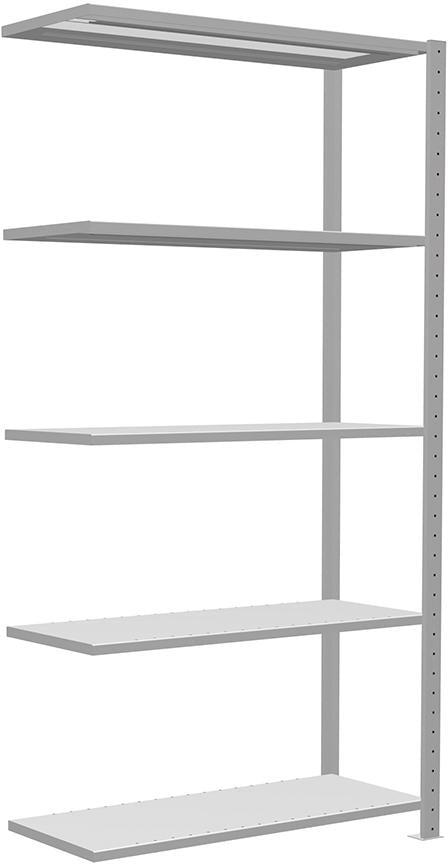 Produktbild von Schulte Steckregal B1000xT400xH2000 mm Anbaufeld 5 Böden verzinkt Fachlast 150kg 32645 4004514203816