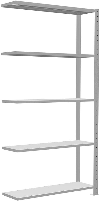 Produktbild von Schulte Steckregal B1000xT300xH2000 mm Anbaufeld 5 Böden verzinkt Fachlast 330kg 33835 4004514204363