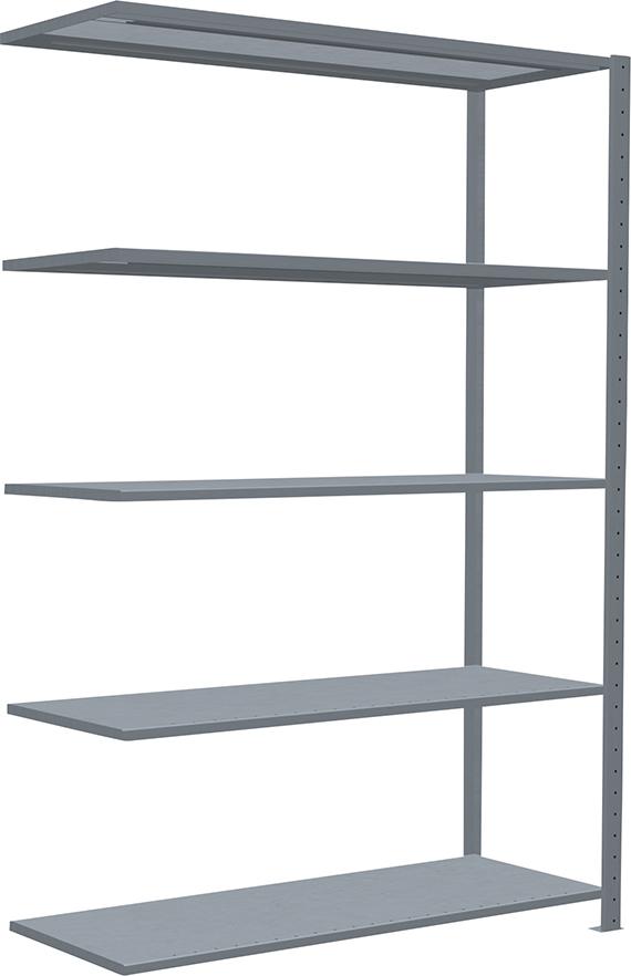 Produktbild von Schulte Steckregal B1300xT500xH2000 mm Anbaufeld 5 Böden verzinkt Fachlast 150kg 12755-130 4004514217691