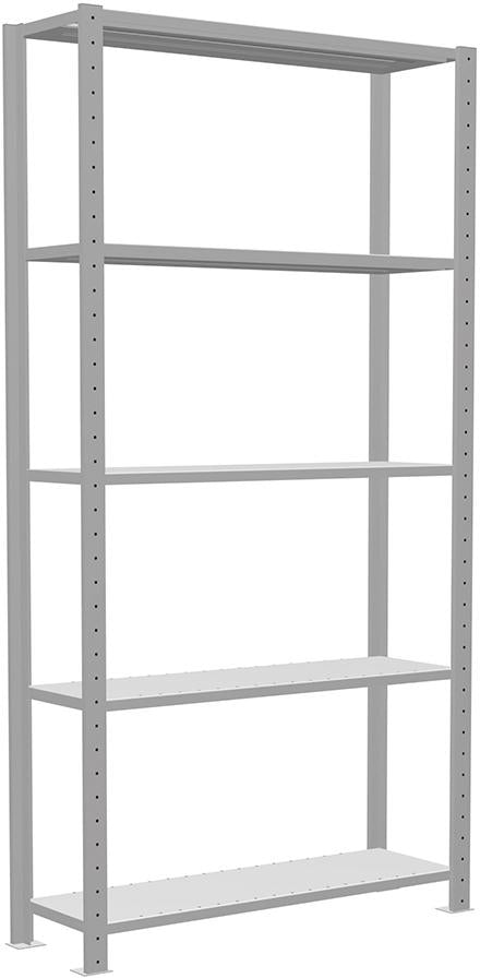 Produktbild von Schulte Steckregal B1000xT300xH2000 mm Grundfeld 5 Böden verzinkt Fachlast 250kg 32830 4004514203960