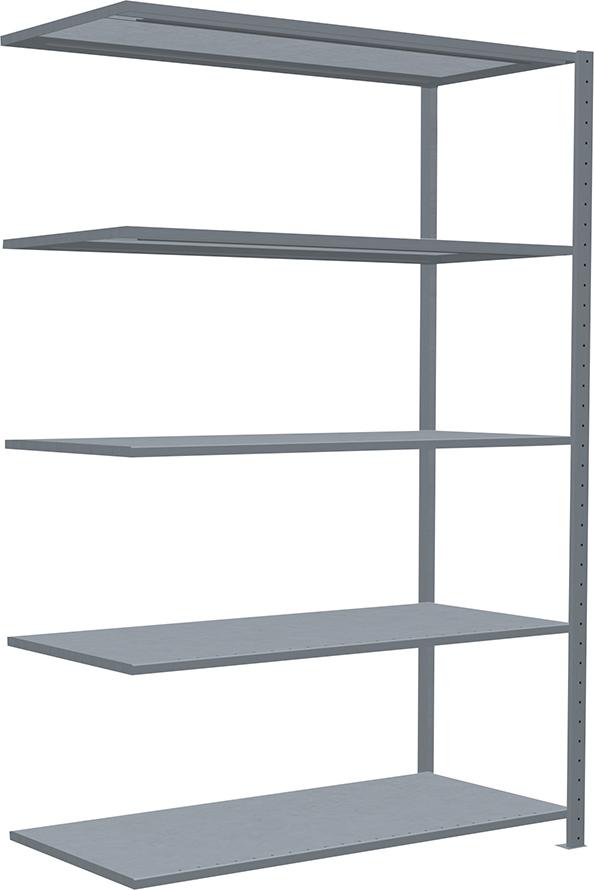 Produktbild von Schulte Steckregal B1300xT600xH2000 mm Anbaufeld 5 Böden verzinkt Fachlast 250kg 12965-130 4004514218001