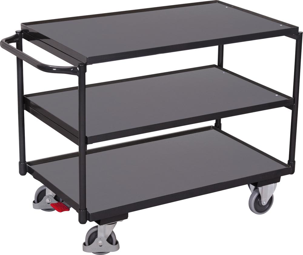 Produktbild von VarioFit Tischwagen mit 3 Ladeflächen sw-600.601/AG sw-600.601/AG 4035694053748
