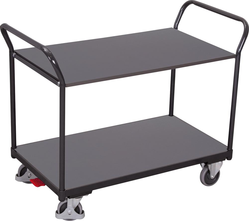 Produktbild von VarioFit Tischwagen mit 2 Ladeflächen RAL 7016 sw-600.502/AG sw-600.502/AG 4035694053861