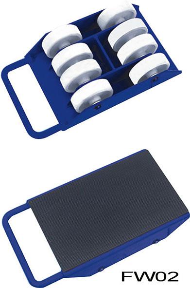 Produktbild von EDE Transportroller 2 t Tragkraft FW02 mit 8 Rollen Nylon 4367084497 4332163820765