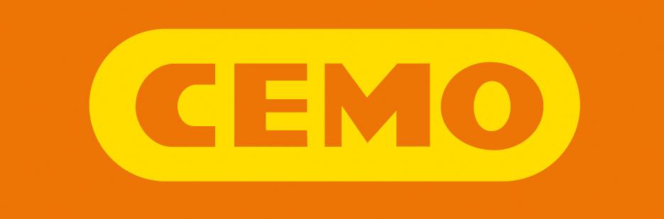 Produktbild von CEMO Streugutbehälter 550 l B1340xT990xH780 mm mit Entnahmeöffnung grau/orange 10834 4052886361160