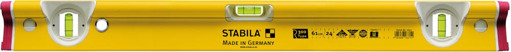 Produktbild von STABILA Wasserwaage R-300 61cm 18371 4005069183714