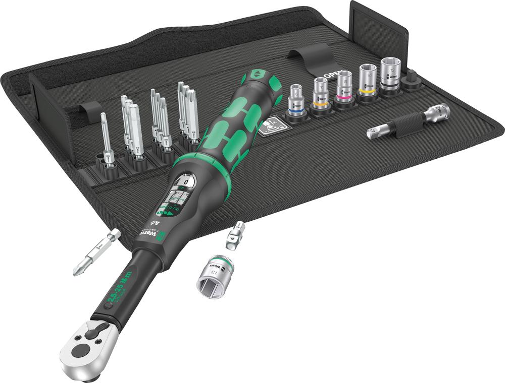 Produktbild von Wera Drehmomentschlüssel-Satz Click-Torque 18-teilig 2,5-25Nm 1/4" 5130110001 4013288205643