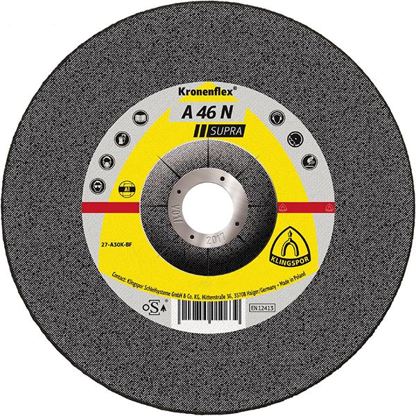 Produktbild von Klingspor Schruppscheibe A46N Supra 115x6mm gekröpft 6622 4014855010486