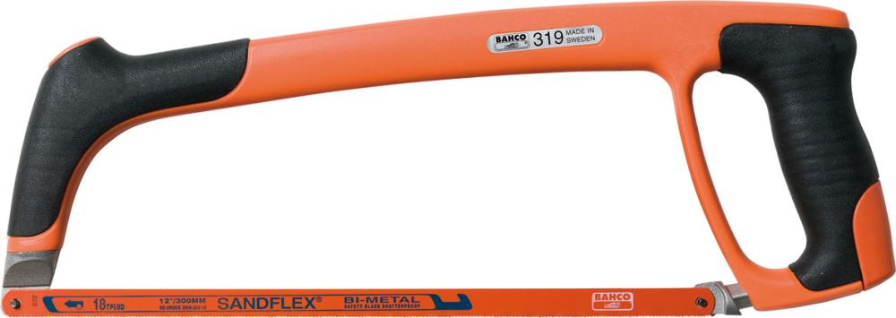 Produktbild von BAHCO Metallsägebogen Ergo mit Sägeblatt BiMetall 300mm SANDFLEX 319 7311518240943