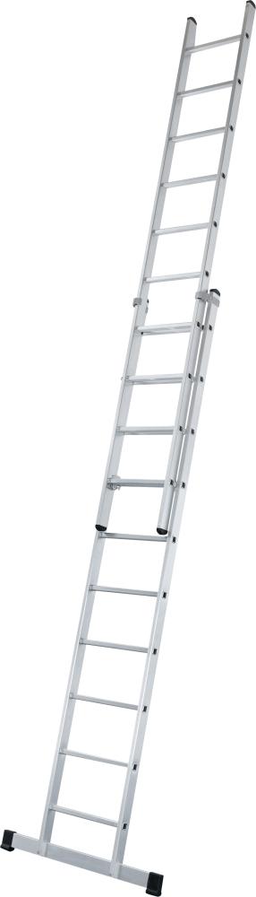 Produktbild von ZARGES Schiebeleiter Everest 2E 2x6 Sprossen Leiterlänge max 2,95 m Arbeitshöhe 3,80 m 40245 4003866402458