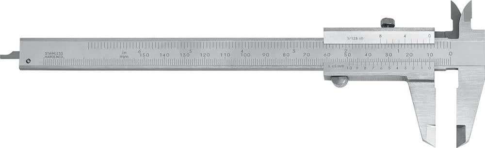 Produktbild von FORUM Taschenmessschieber links 150mm Feststellung 4255101023 4317784855914