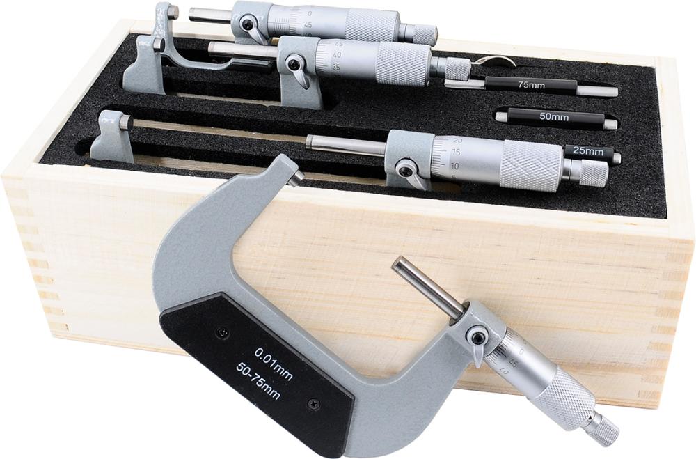 Produktbild von FORUM Bügelmessschrauben-Satz 0-100mm 4252902050 4317784856591