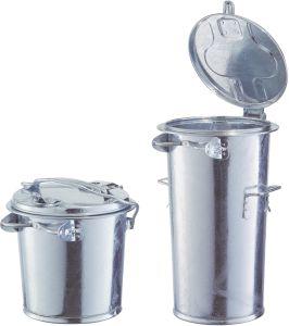 Produktbild von Rottner Mülleimer ohne Bügel 50 l verzinkt 4367058615 4040136203407