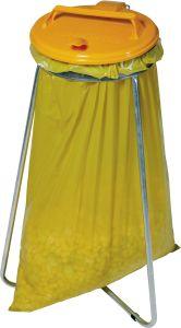 Produktbild von GEWA Abfallsammler 1x120 l Stativ mit Deckel gelb 4367058320 4025897800102