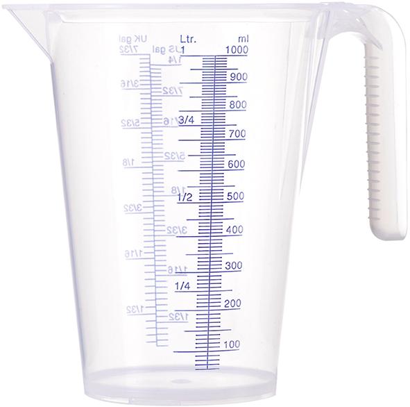 Produktbild von Pressol Messbecher Polypropylen Nenninhalt 0,5l transparent 7061 4103810070617