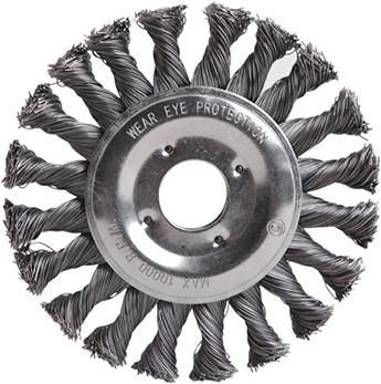 Produktbild von FORTIS Rundbürste Stahldraht 115x0,5mm gezopft 49807102 4317784789530