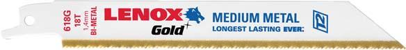 Produktbild von LENOX Säbelsägeblatt 21069618GR 152x19x0,9mm 18 Zähne Pack à 5 Stück 21069618GR 82472210699