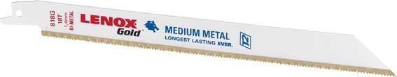 Produktbild von LENOX Säbelsägeblatt 21070818GR 203x19x0,9mm 18 Zähne Pack à 5 Stück 21070818GR 82472210705