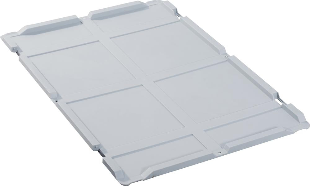 Produktbild von Allit Scharnierdeckel grau für Eurobox 600 4367069835 4005187567960