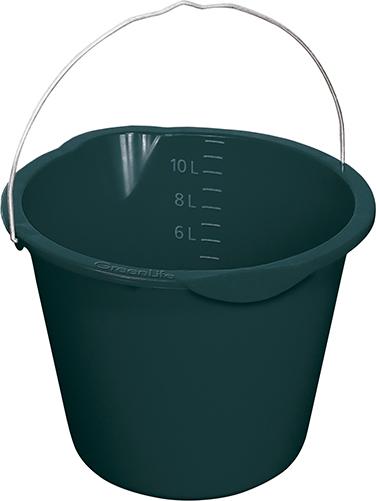 Produktbild von EDE Eimer mit Tülle 12 Liter schwarz 4248704018 4400008143789