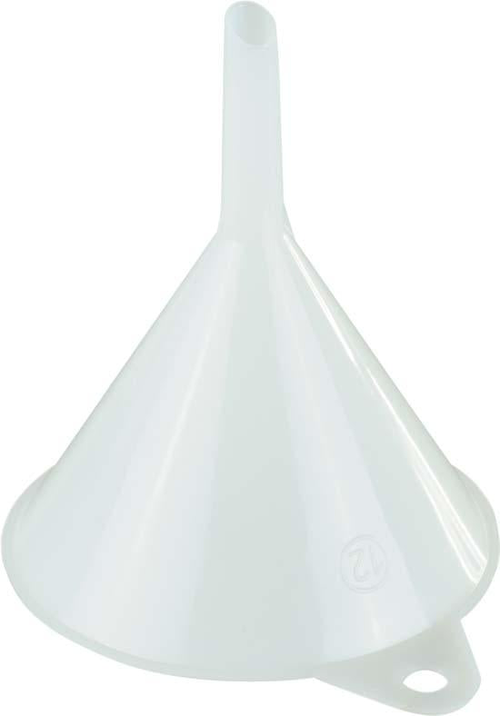 Produktbild von hünersdorff Trichter HD-PE 120mm natur 4367069905 4007228950502