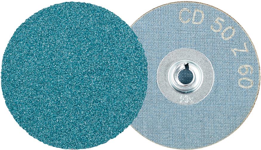 Produktbild von PFERD CombiDisc Schleifblatt Zirkonkorund 50mm K60 42753506 4007220266472