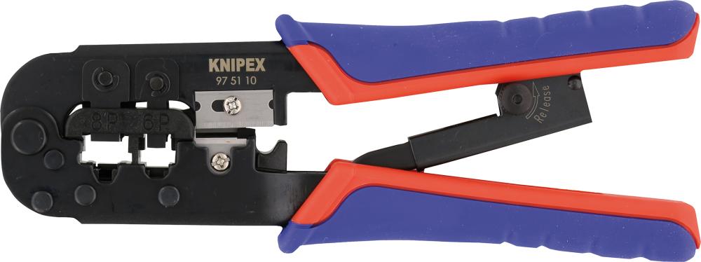 Produktbild von KNIPEX Crimp-Hebelzange Western 6/8-polig 97 51 10 4003773043171