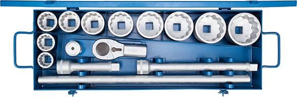 Produktbild von GEDORE Steckschlüssel-Garnitur 1" D21 EMU-10 15-teilig 6181600 4010886618165