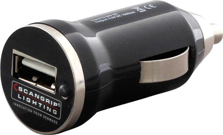 Produktbild von SCANGRIP USB-KFZ-Ladegerät 12-24V 35301 5708997353011