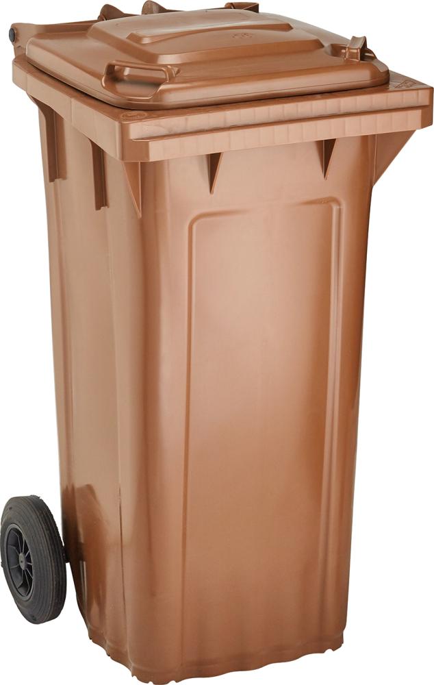 Produktbild von SSI SCHÄFER Großmülltonne Wave 120-l Kunststoff Braun 4367064594 4053569778657