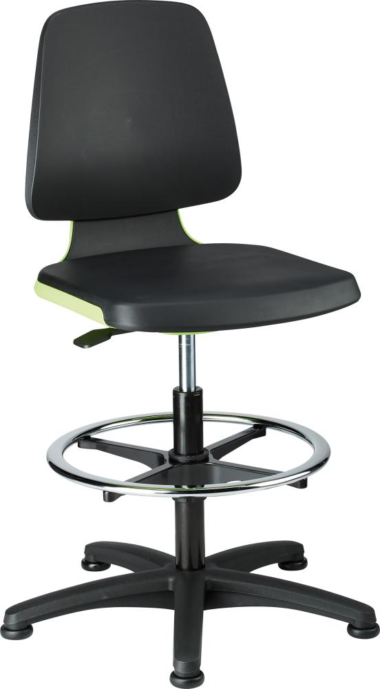 Produktbild von BIMOS Arbeitsstuhl Labsit 3 PU grün Sitzhöhe 520-770 mm 4367078301 4016849592060