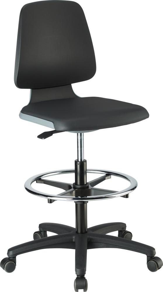 Produktbild von BIMOS Arbeitsstuhl Labsit 4 Kunstleder anthrazit Sitzhöhe 560-810 mm 4367078313 4016849592183