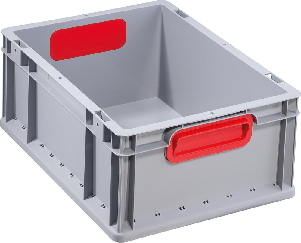 Produktbild von Allit EuroBox 417,400x300x170mm Griffe geschlossen grau/rot 4367069745 4005187567052