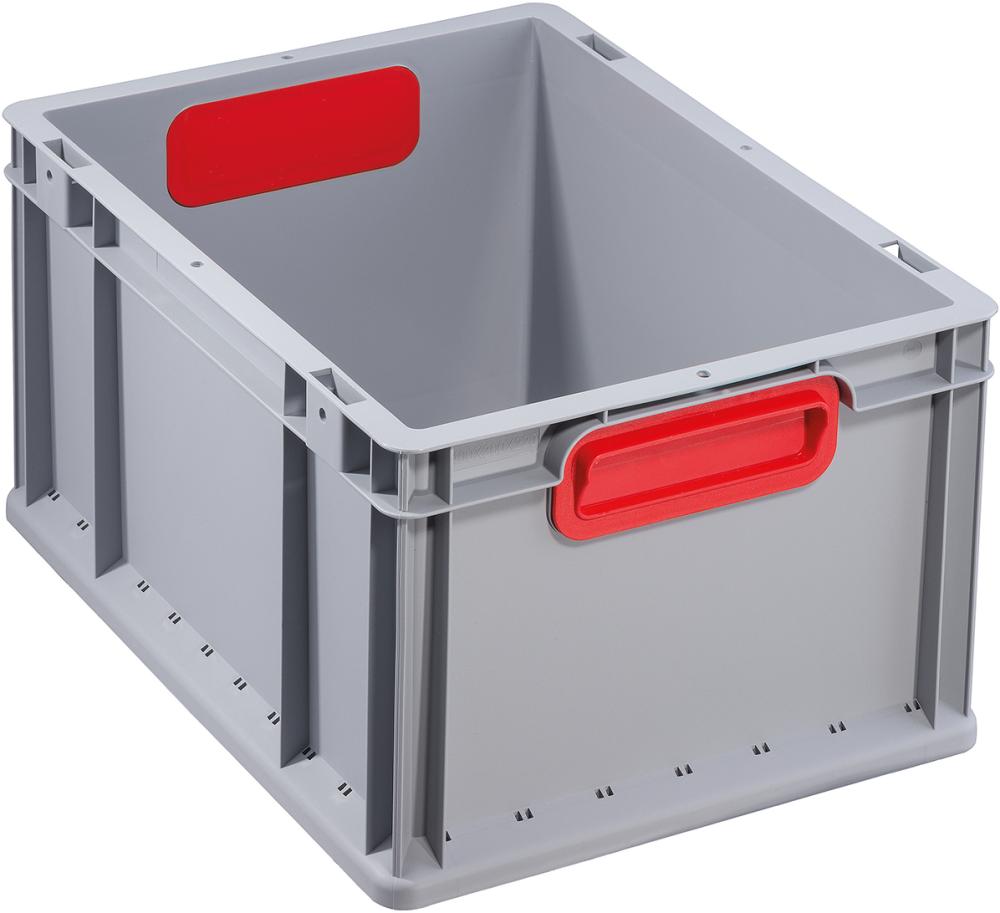 Produktbild von Allit EuroBox 422,400x300x220mm Griffe geschlossen grau/rot 4367069750 4005187567106