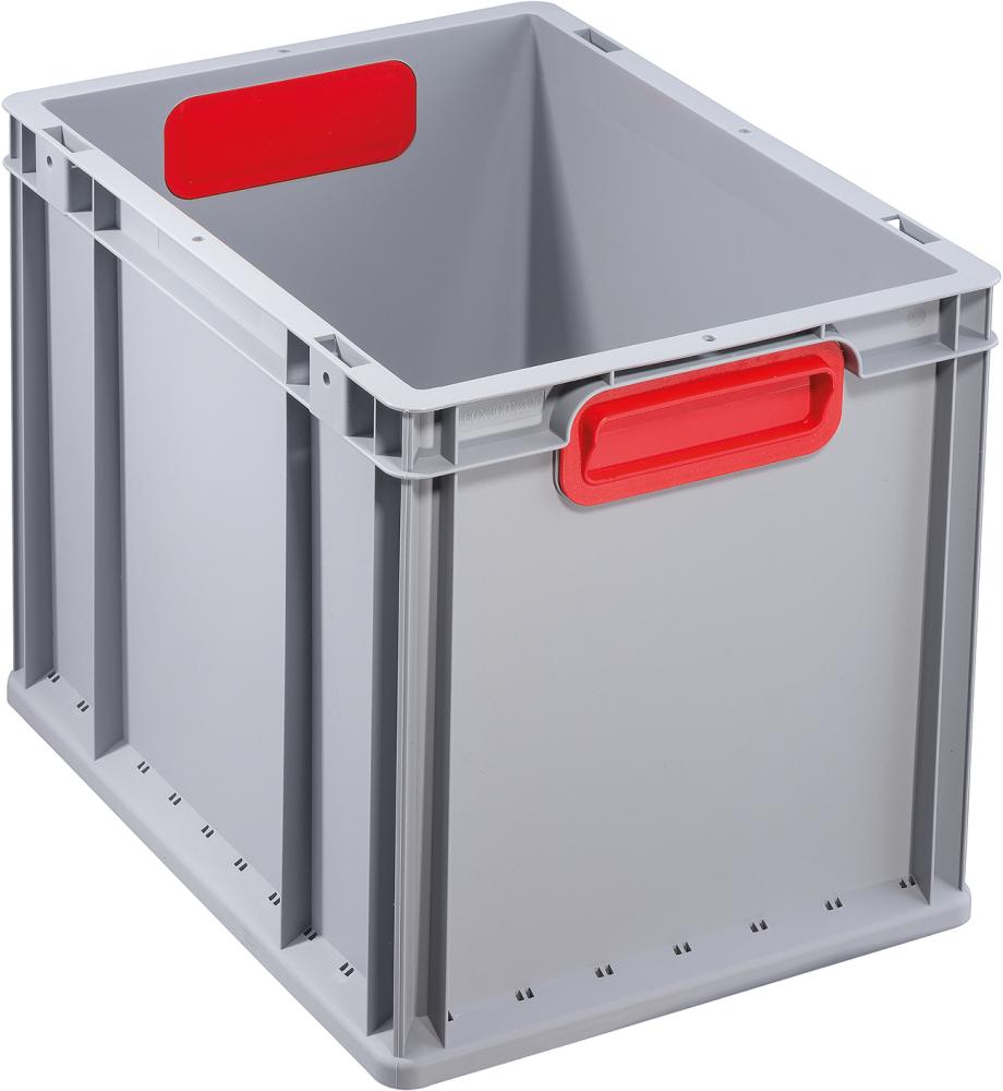 Produktbild von Allit EuroBox 432,400x300x320mm Griffe geschlossen grau/rot 4367069755 4005187567151