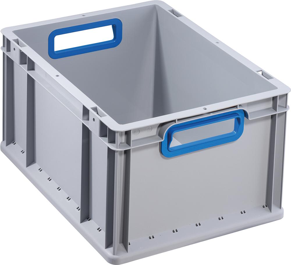 Produktbild von Allit EuroBox 422,400x300x220mm Griffe offen grau/blau 4367069790 4005187567304