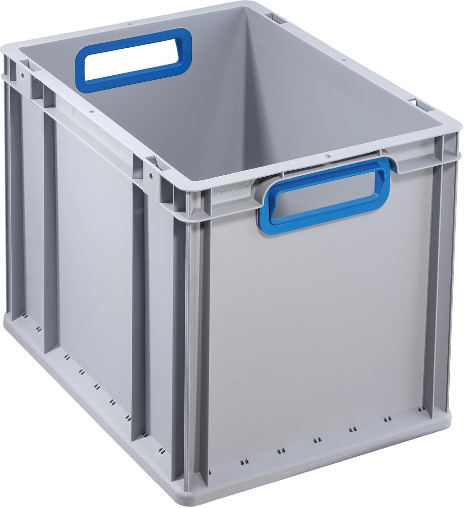 Produktbild von Allit EuroBox 432,400x300x320mm Griffe offen grau/blau 4367069795 4005187567359