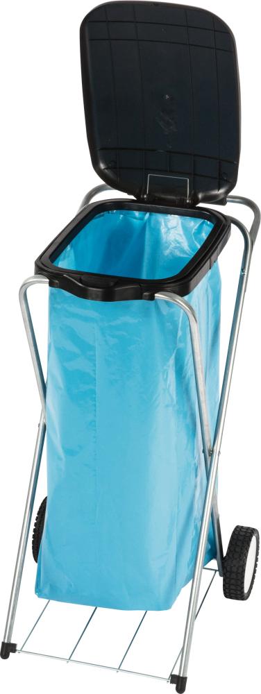 Produktbild von Nölle Abfallsammler 1x120 l fahrbar mit Deckel schwarz 4367083054 4250560520418