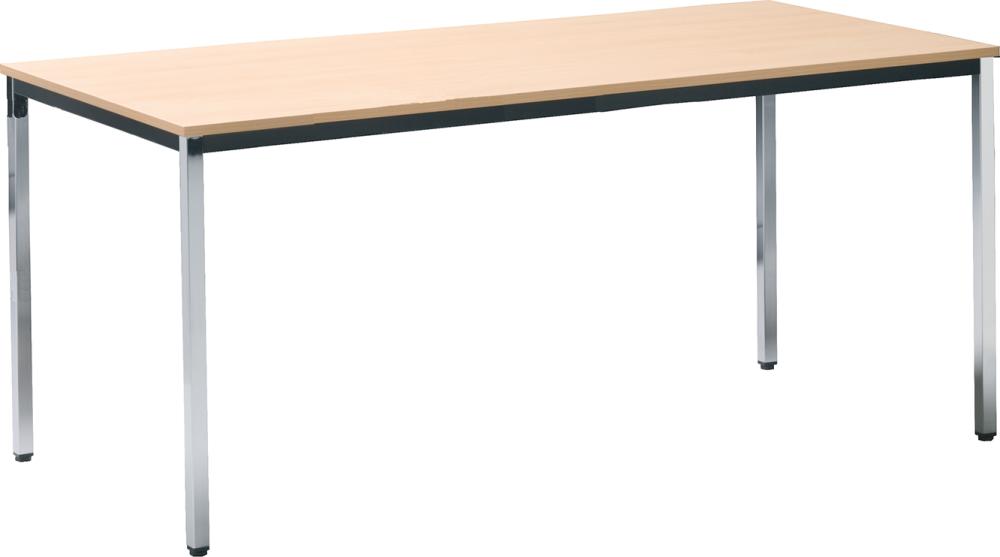 Produktbild von EDE Tisch 1400x800 mm chrom/Buche 4367075643 5903038856852