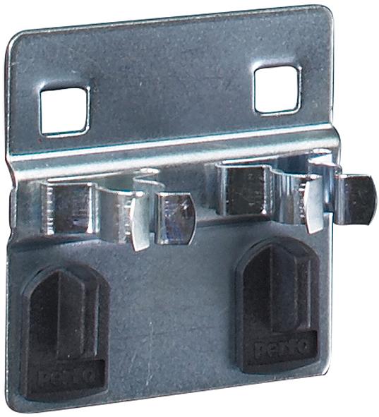 Produktbild von Bott Doppelte Werkzeugklemme B60xT60xD2x13 mm für Lochplatten (5 Stück) 4367024765 4025002161180