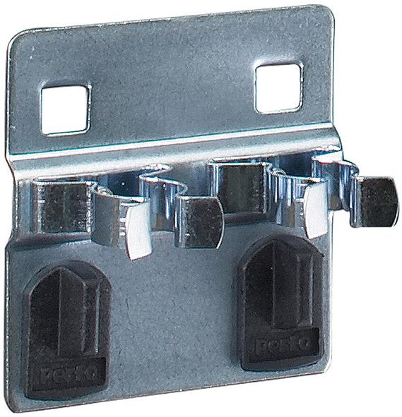 Produktbild von Bott Doppelte Werkzeugklemme B60xT60xD2x16 mm für Lochplatten (5 Stück) 4367024770 4025002161197