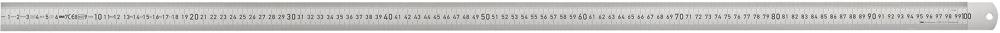 Produktbild von FORUM Stahlmaßstab 1000x30mm rostfrei 4250402037 4317784859226